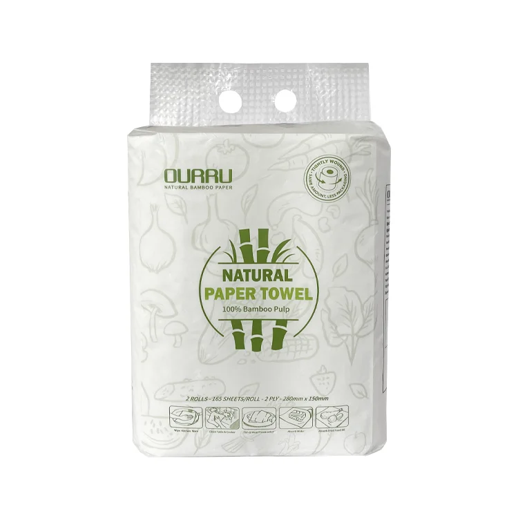 Dust-free biodegradable towel paper kitchen tiwel tissue