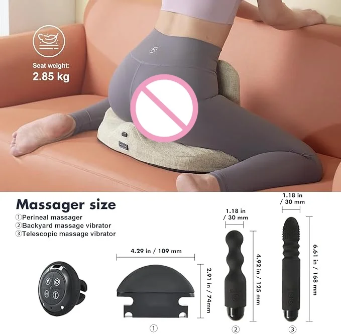 Solo Sex Saddle Set mit 3 Vibratoren für weibliche Stimulation