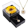 Black box + yellow sunflower