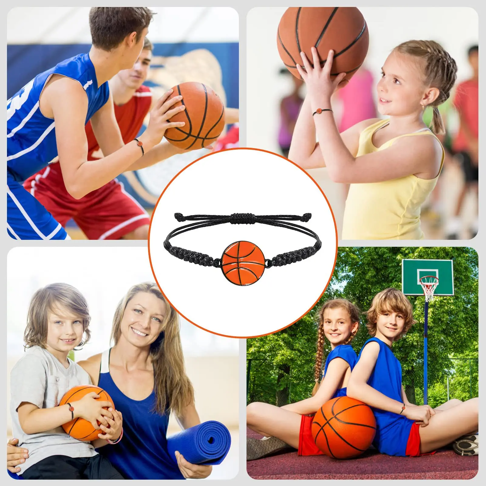 Drop Shipping Enamel Baseball Charm Bracelets Trendy Durable