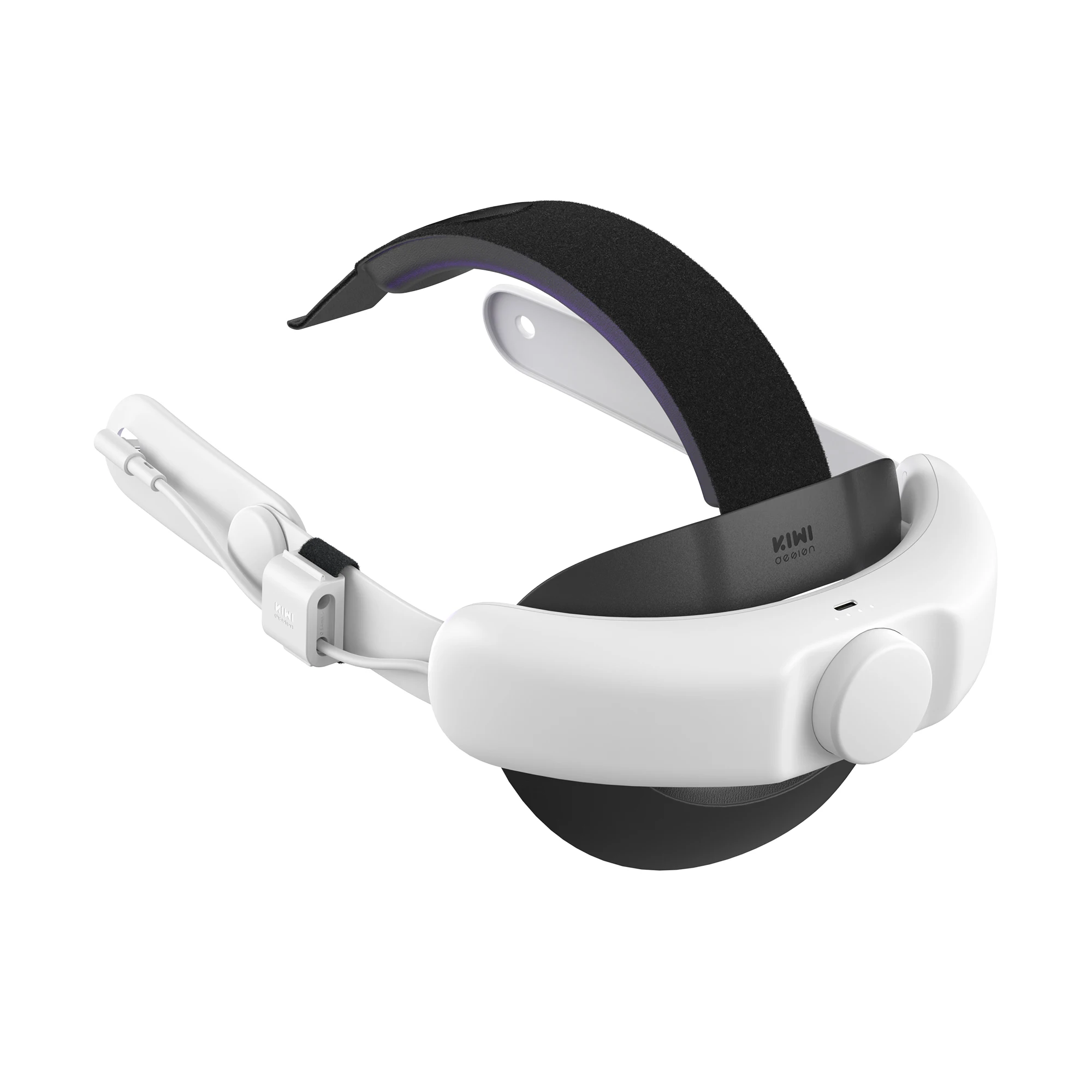 KIWI Design Comfortable Battery Head Strap for Meta Quest 3 Elite Headset Replacement for Enhanced Comfort