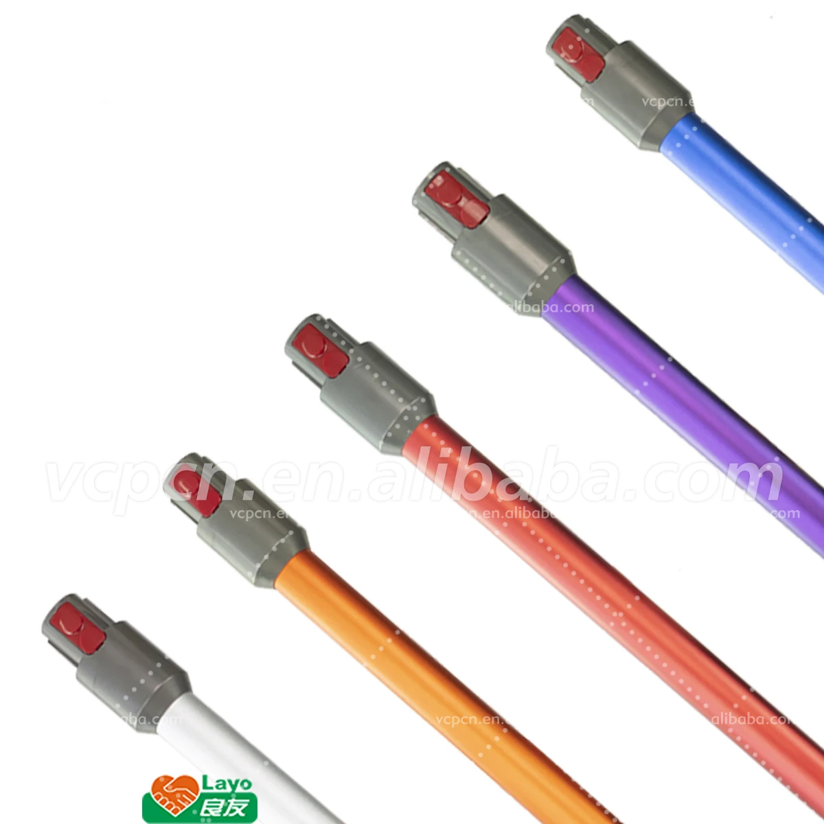 Color Light Aluminium Tube Telescopic Vacuum Cleaner Extension Tube