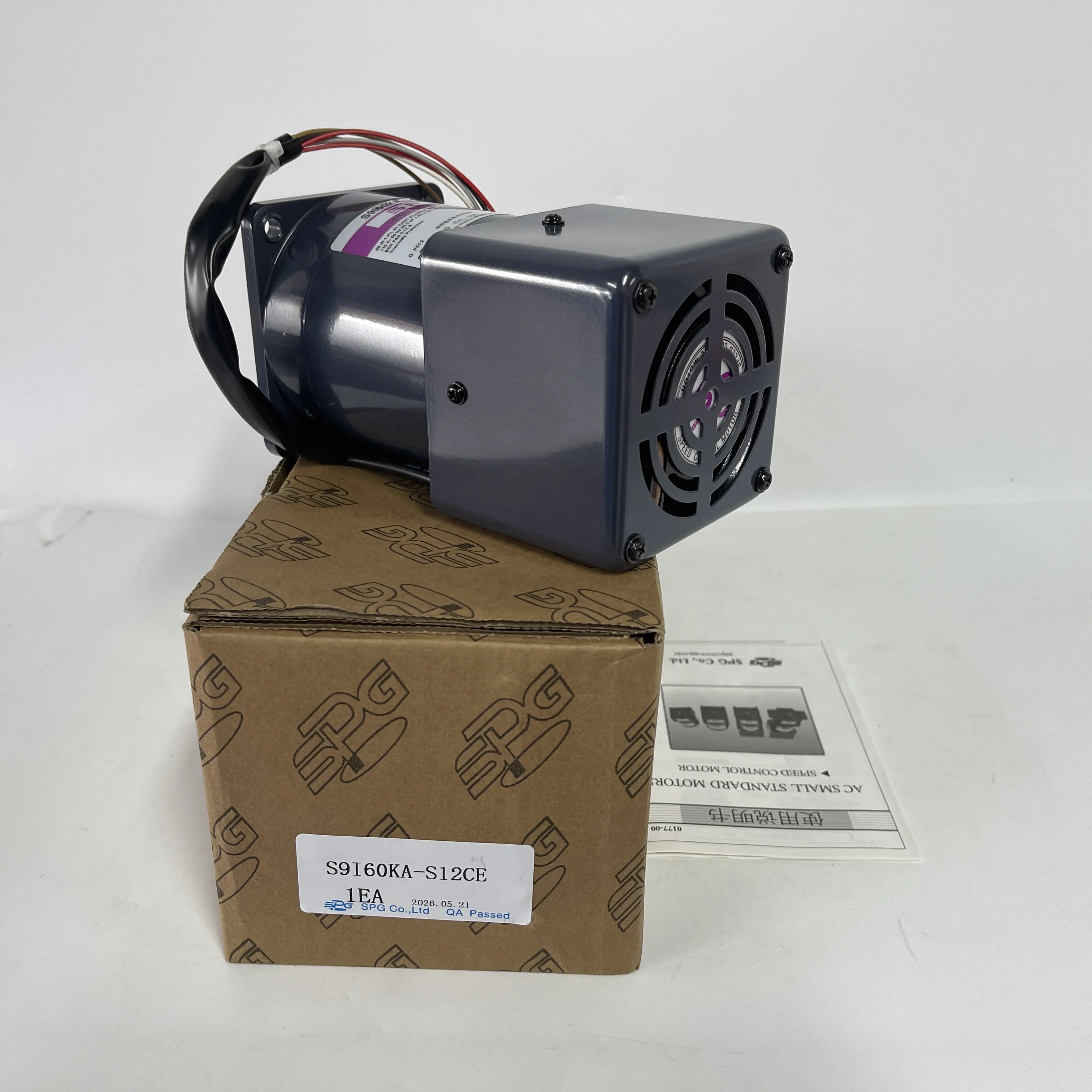 SPG AC Speed Control Motor S9I60KA-S12CE SPG AC Speed Control Motor S9I60KA-S12CE
