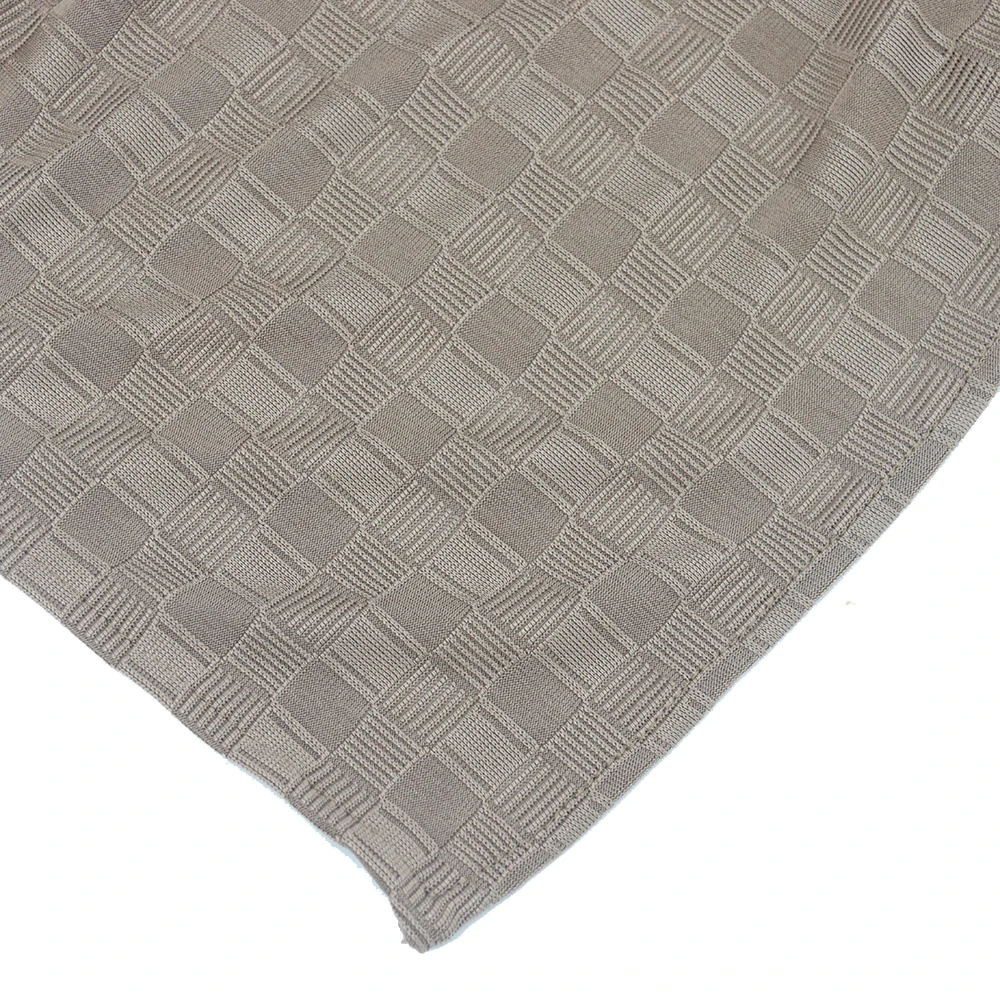 Customized Pantone Colors Ribbed Crinkle Hijab Wrap Knit Headwraps Soft