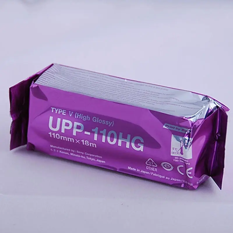 Original High Glossy Type V 110x18m Video Print UPP-110HG Ultrasound Thermal Paper for Sony Printer