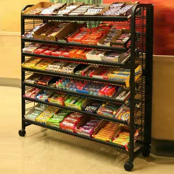Mobile Off The Shelf 5-tier Candy Merchandiser