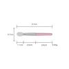 White silicone head mini lip brush