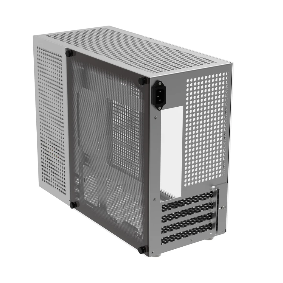 Aluminum MATX Mid Tower Gaming Computer Case ATX&SFX Support