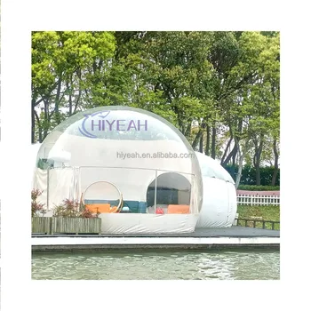 Outdoor High Quality Large Clear Globe Inflatable Bubble Camping Luxury Glamping Dome Hotel Tent Dining Bubbles