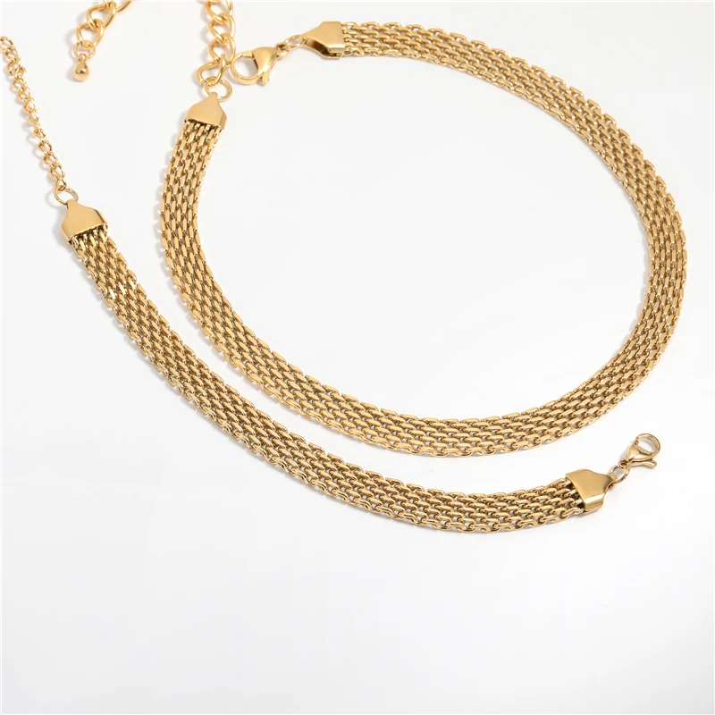 Joolim Jewelry 18k Gold Plated Watch Band Choker Necklace Trendy