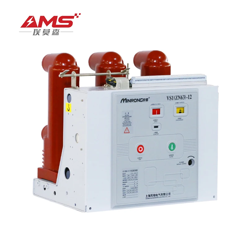 10kv High Voltage Vacuum Circuit Breaker 1250a-31.5 Fixed Trolley Type VS1-12/24-630a Indoor Rated 12kv