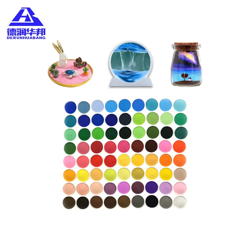 High Temperature Sintered Sand Entertainment Real Stone Paint Color Dying Sand Non-Metallic Minerals Product