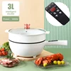 Bianco A/3L Versione Smart a Doppio Strato / Con Vaporiera in PP