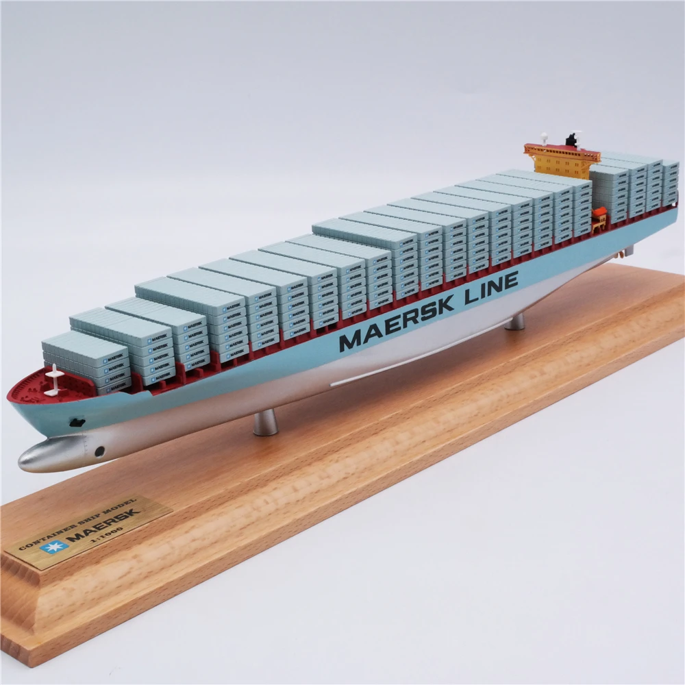 【A】35cm MAERSK-LINE container ship model customized scale model ships O.A.S ship model