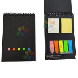 Customizable A6 Kraft Cover Spiral Bound Agenda Notebook with Pen Journal Notebook for Gift