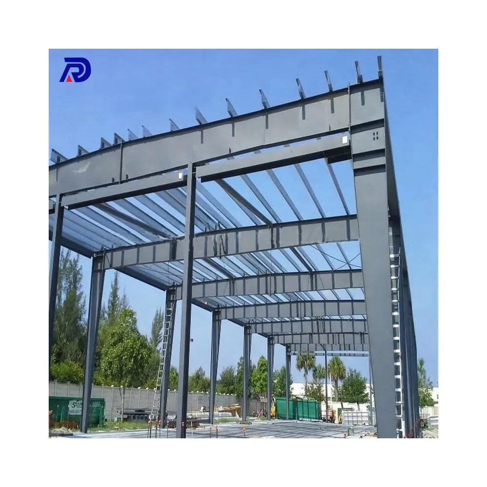 Hot Dip Galvanizing Industrial Building Prefab Steel Structure Workshop Building For Steel 0342