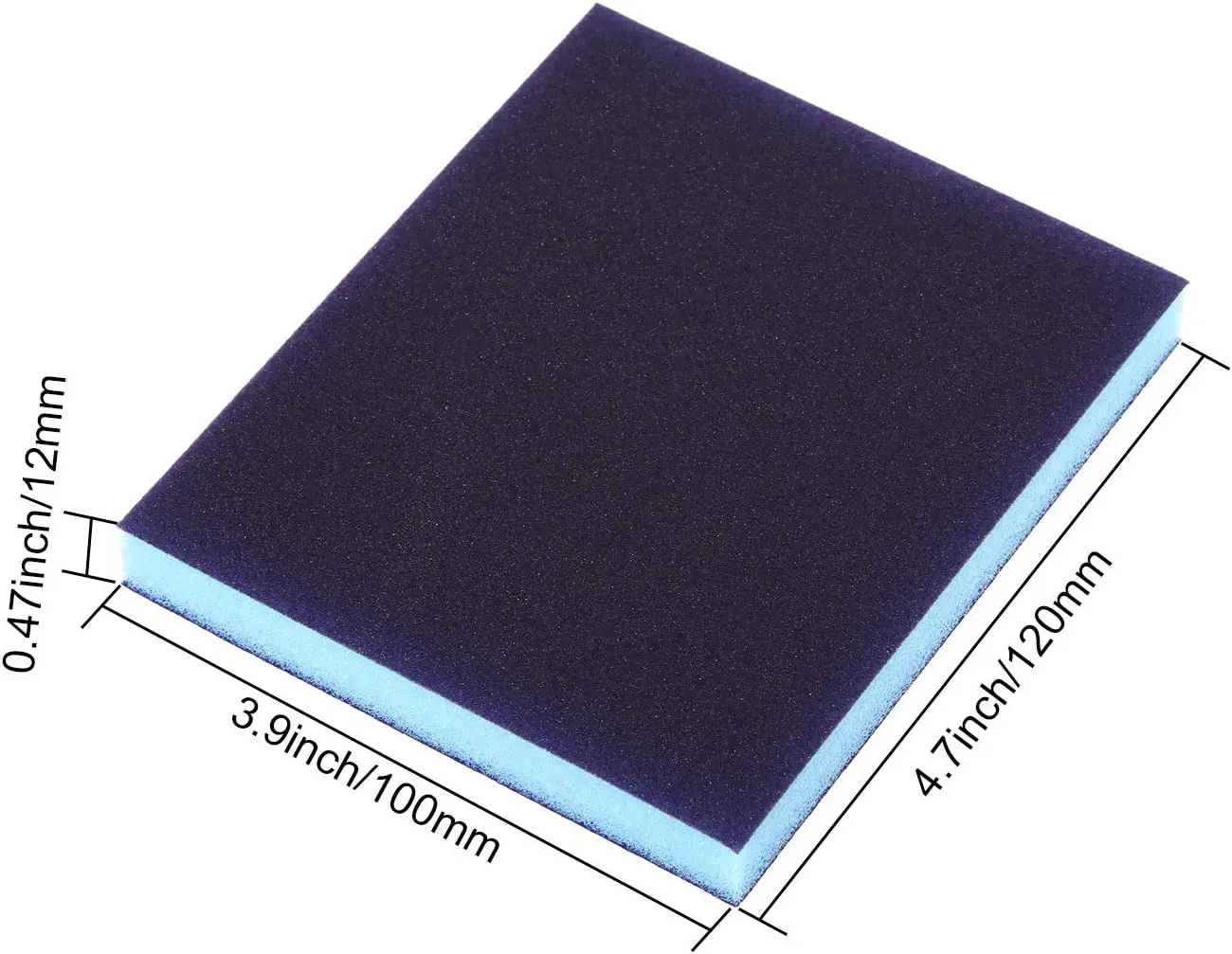 Wet And Dry Aluminum Double Sided Abrasive Sand Paper Sponge Flexible