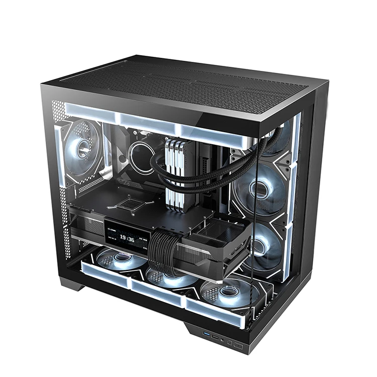 JNP Factory Cpu Cases Power Supply Cooling Fan Water Cooler System Casing Cabinet Case Gaming Pc Computer for Pc