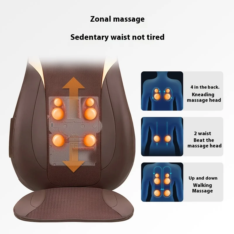 OGAWA OG1305 Home Multi-Functional Full Body Massage Cushion for Cervical Spine Waist Back