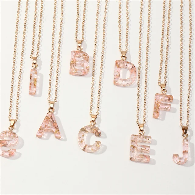 Custom Name Gift Transparent Pink Gold 