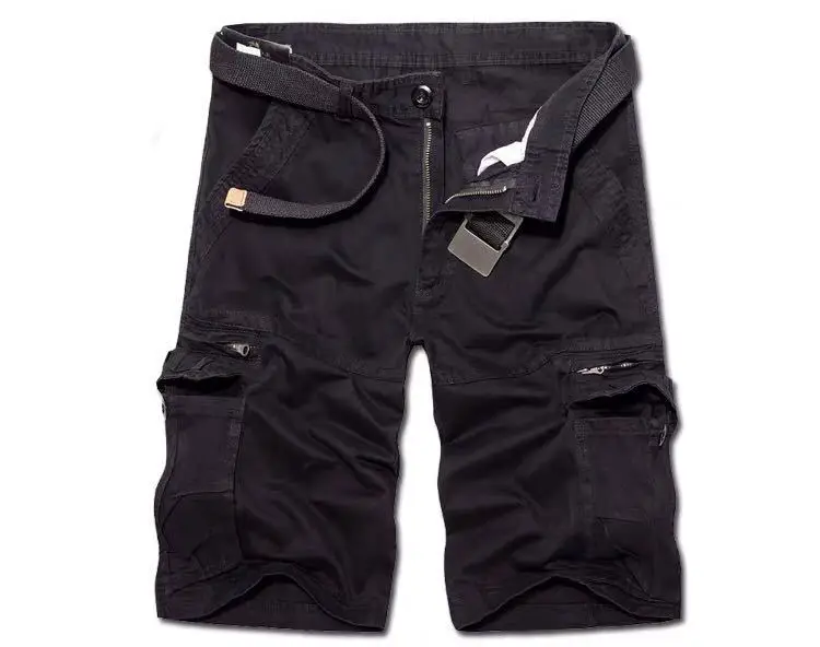 High Quality Custom Gym Summer Cargo Plus Size Men's Shorts Men Black Denim Shorts Men in Cargo Shorts163_voghion.com