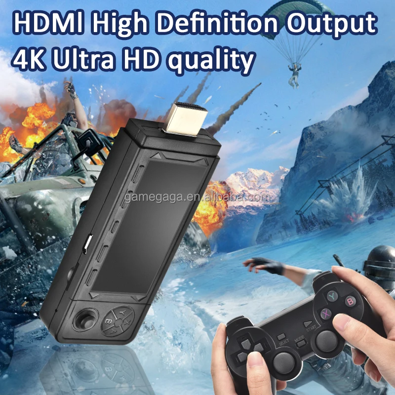 Yo X9 Game Stick 4k Retro Video Game Console Classic Gaming Console ...