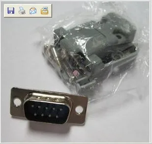 Connettore DB9 senza saldatura RS232 D-SUB seriale a terminale porta a 9 pin maschio femmina adattatore con custodia (1 | IT