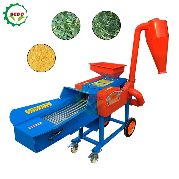 Kenya Grass Chaff Cutter Machine Corn Maize Crusher Grinder Animal Feed Grass Cutting Machine