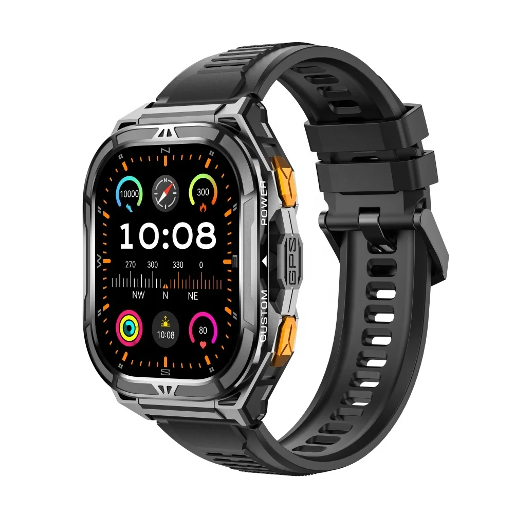 X5 Smart Watch Dual-Band GPS, 5ATM Waterproof, AMOLED