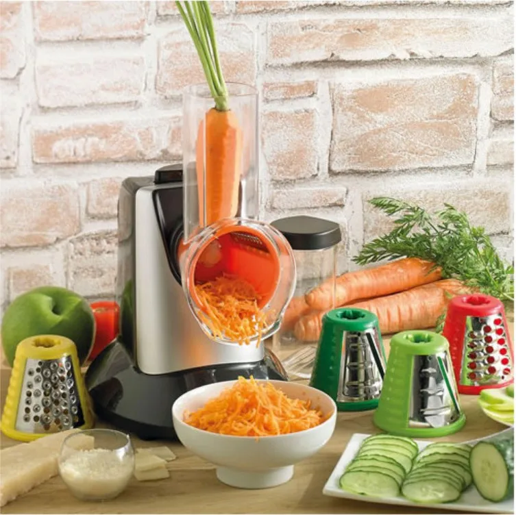 Buy Wholesale China 150w Electric Automatic Salad Maker-slicer Shredder  Grater With 5 Interchangeable Mold & Electric Salad Maker at USD 14