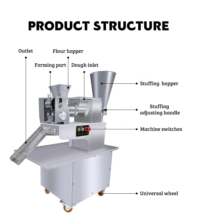 JGL120 Commercial Electric Dumpling Machine Australia/momo Making Machine Automatic Dumpling