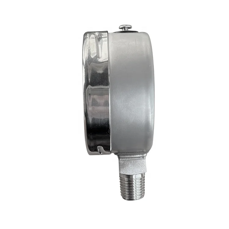 2.5Inch 304/316 4000psi 28kg Bourdon Tube Diaphragm En837-1 All Stainless Steel Pressure Gauge