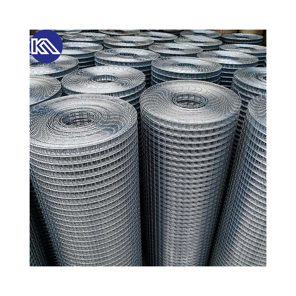 Philippines 1/2"x1/2" Welded Iron Wire Mesh Fence Galvanized Welded Wire Mesh 30m Per Roll for Bird Cages