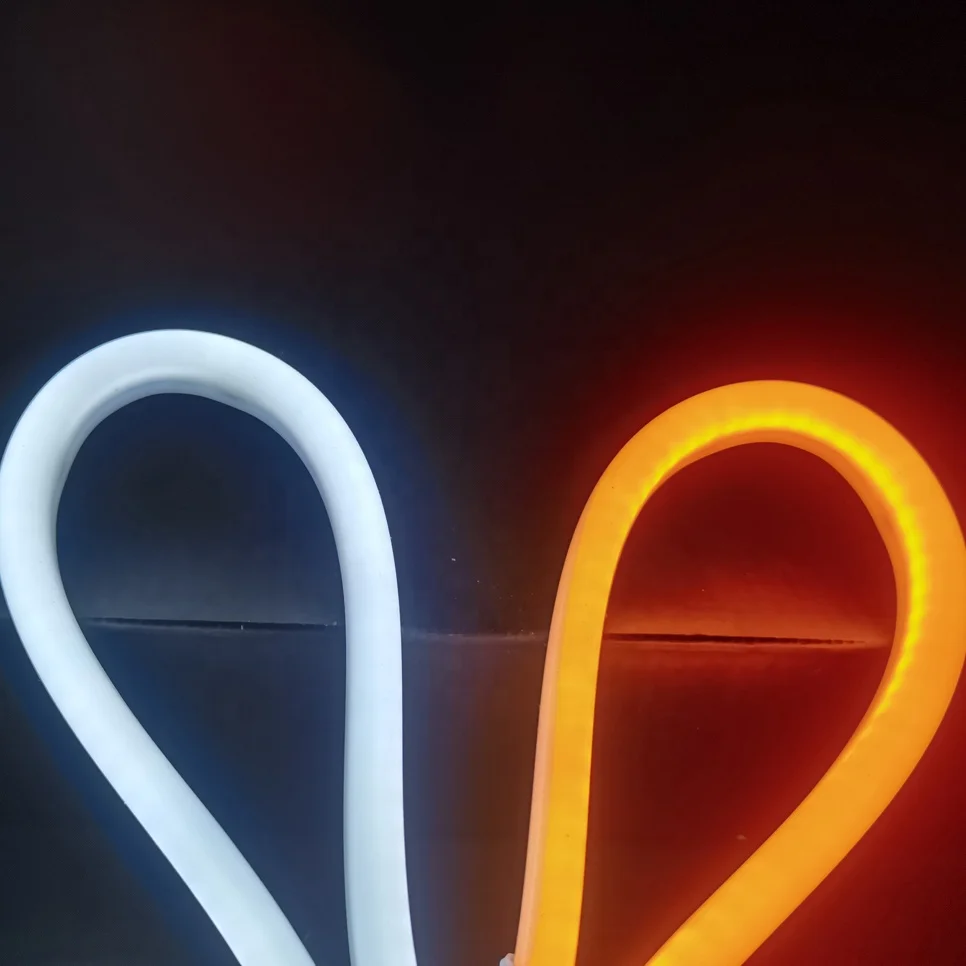 Switchback LED Strips Light White Amber Sequential Flex Tube Strips Turn Light signal