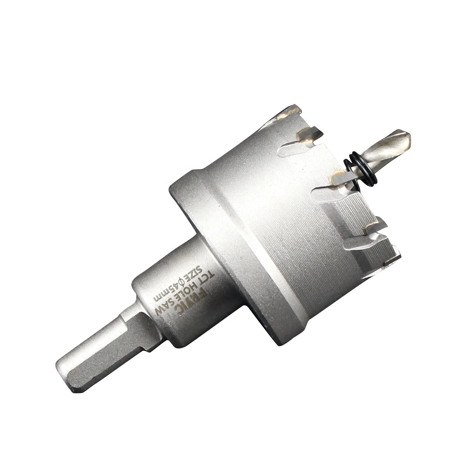 Tungsten Carbide Tipped Cutter TCT Hole Saw for 25mm Thickness Steel Plate by Fryic Diamond Hole Saw and Hole Opener