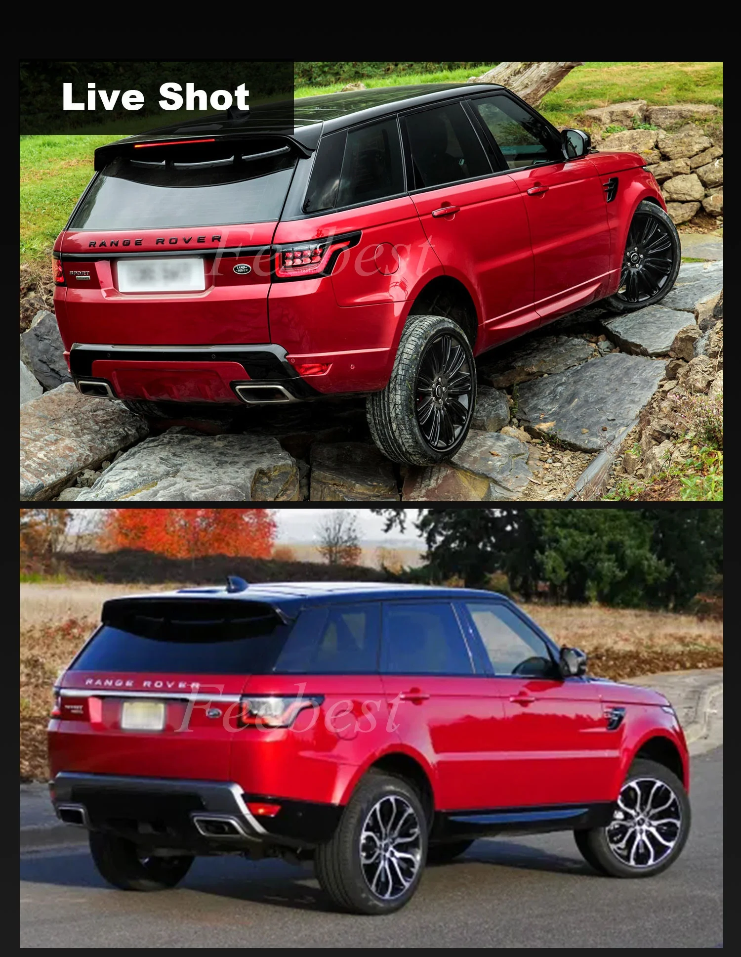 LED L494 テールランプセット Range Rover Sport 2013-2017用 後部ライト