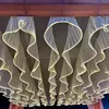 Blanc transparent, lumière chaude - Prix au mètre