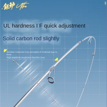CHEERY Fishing Fans Silver Bass Fuji O Ring Micro Rod Set for Fast White Horse Mouth Rod Ejection Stream Fishing Rod Set Carbon – Rod – view 5