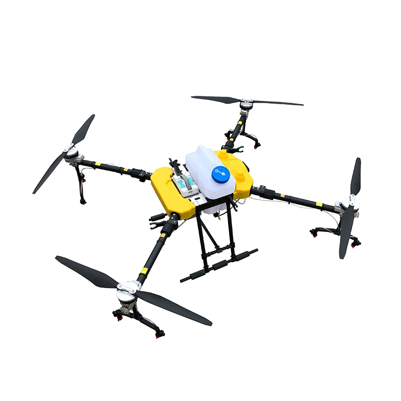 High efficient 17L 4-axis 17kg  professional agriculture drone sprayer with removable tank 17L and plug-in Tattu batteries