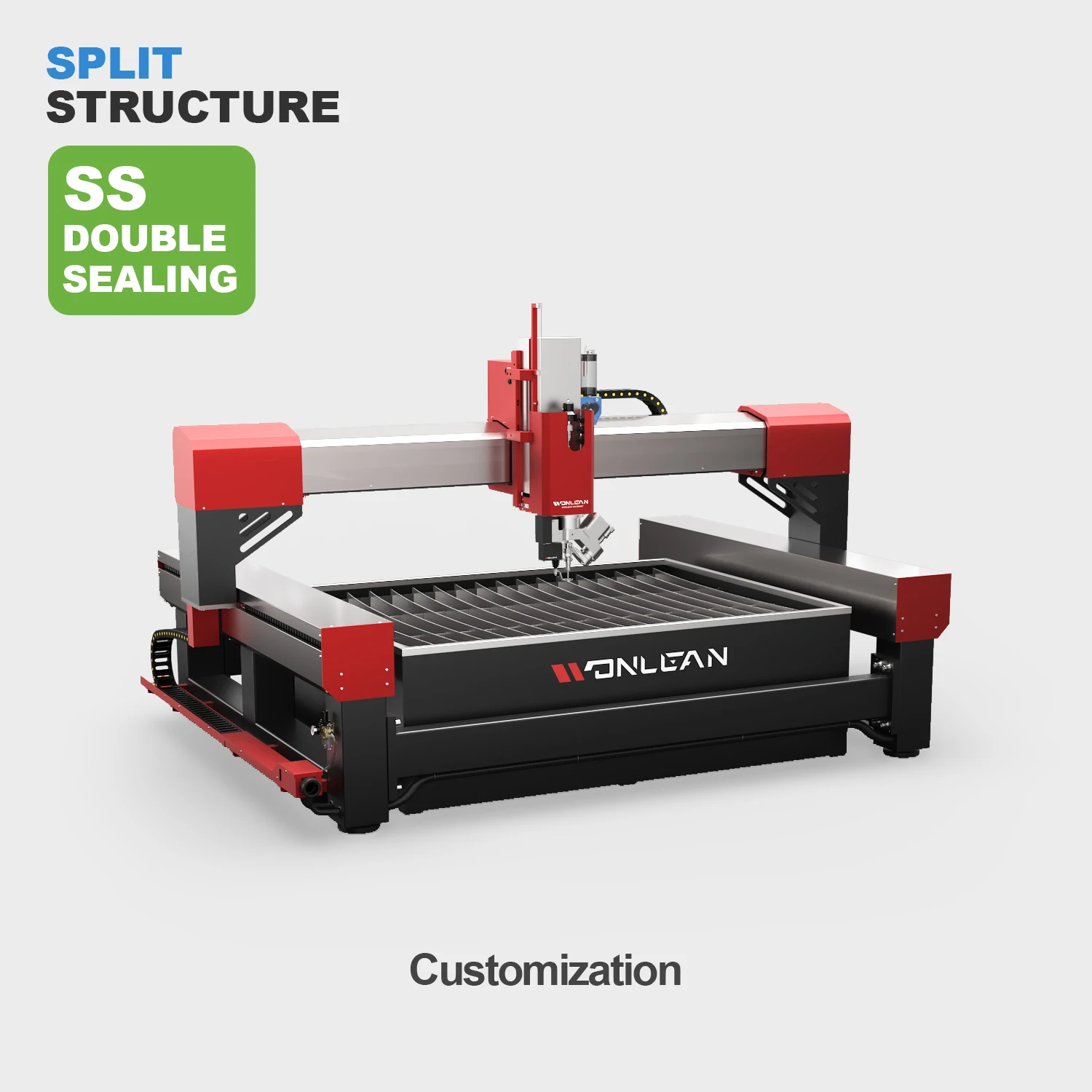 New Design Multifunction Water Jet Cutter for Metal Stone Glass Rubber Foam Price Cnc 3d 5 Axis Waterjet Cutting Machine