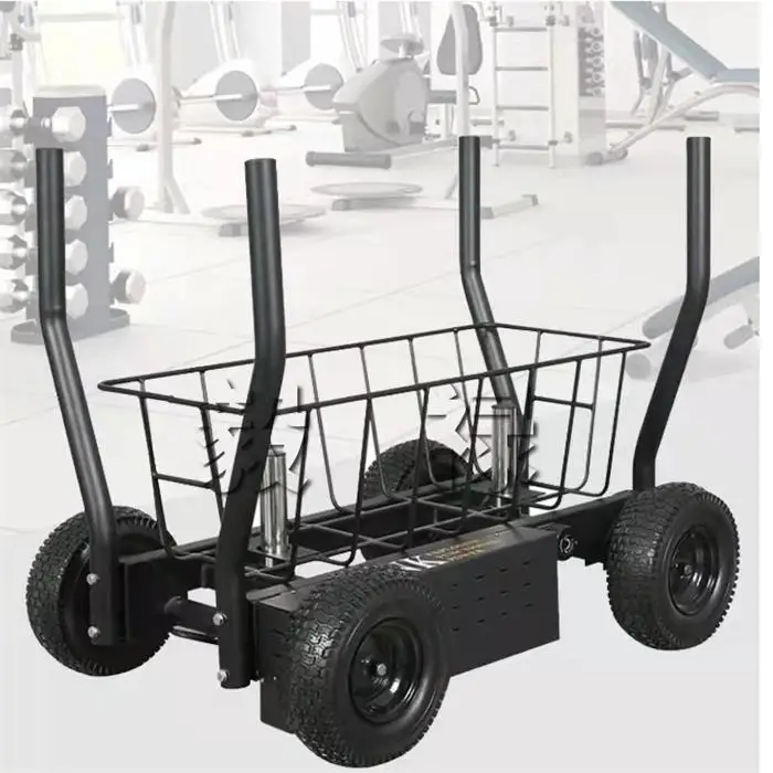 Коммерческий высококачественный тренировочный Танк для тренировок в тренажерном зале с колесами