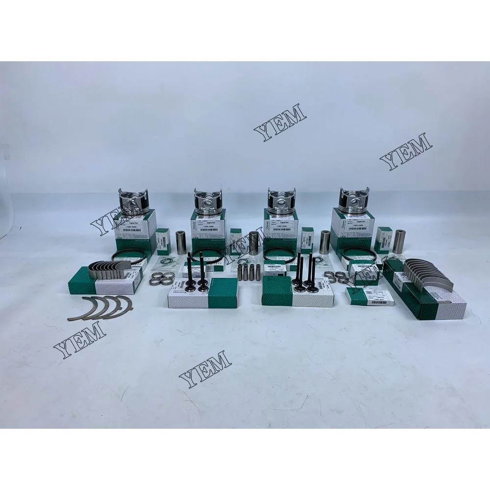 K4A Rebuild Kit With Cylinder Piston Rings Valve Bearings for Mitsubishi for Mitsubishik Lifts Engine