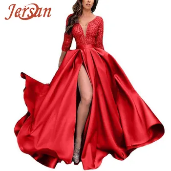 Custom Free Custom Logo 2021 China Wholesale Wedding Dress Bridal Gown Evening Fabric Red Gown For Women Evening Plus Size Prom Dress