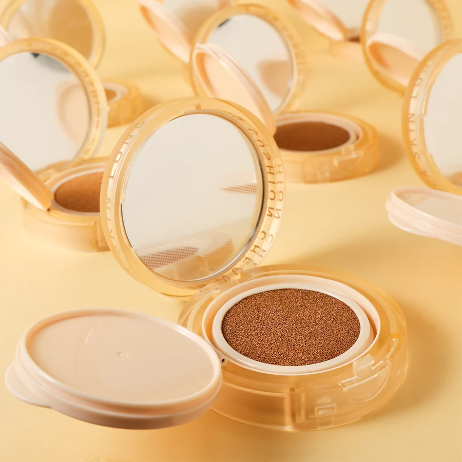 Custom Logo SPF 30+ Sunscreen Makeup Nourishing Foundation Concealer Face Makeup Foundation BB CC Cream Air Cushion Foundation