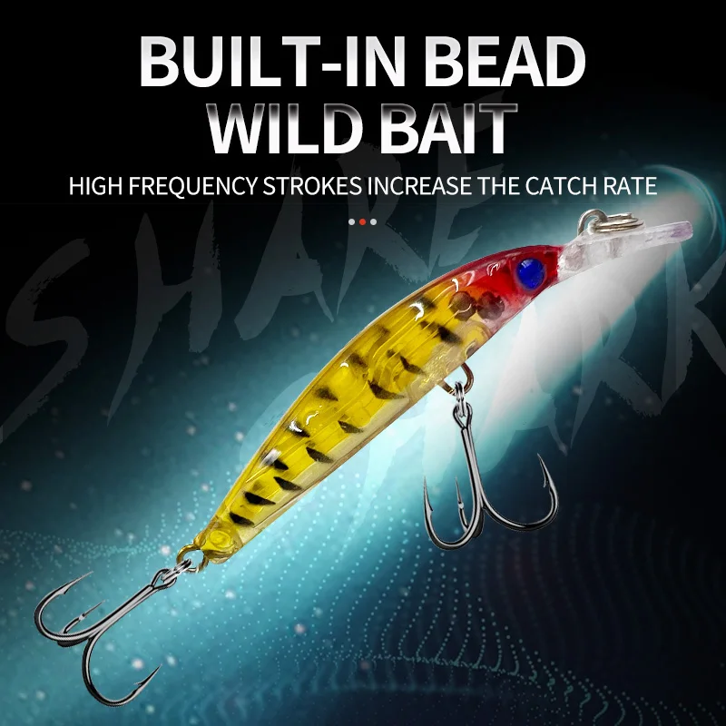 LINGYUE 15PCS Bass Fishing Lures Kit - Topwater Hard Baits, Minnow, Crankbait, VIB For Freshwater & Saltwater