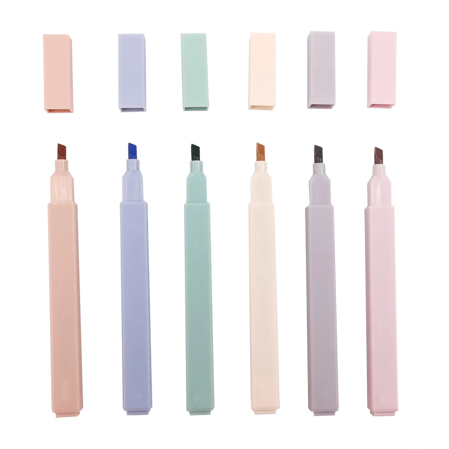 Рекламный подарок стираемый светлый многоцветный пастельный Хайлайтер для школы