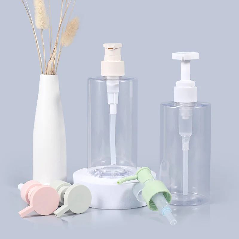 300ml 500ml 16oz Wholesale Clear Shampoo Conditioner Lotion Pump Bottle