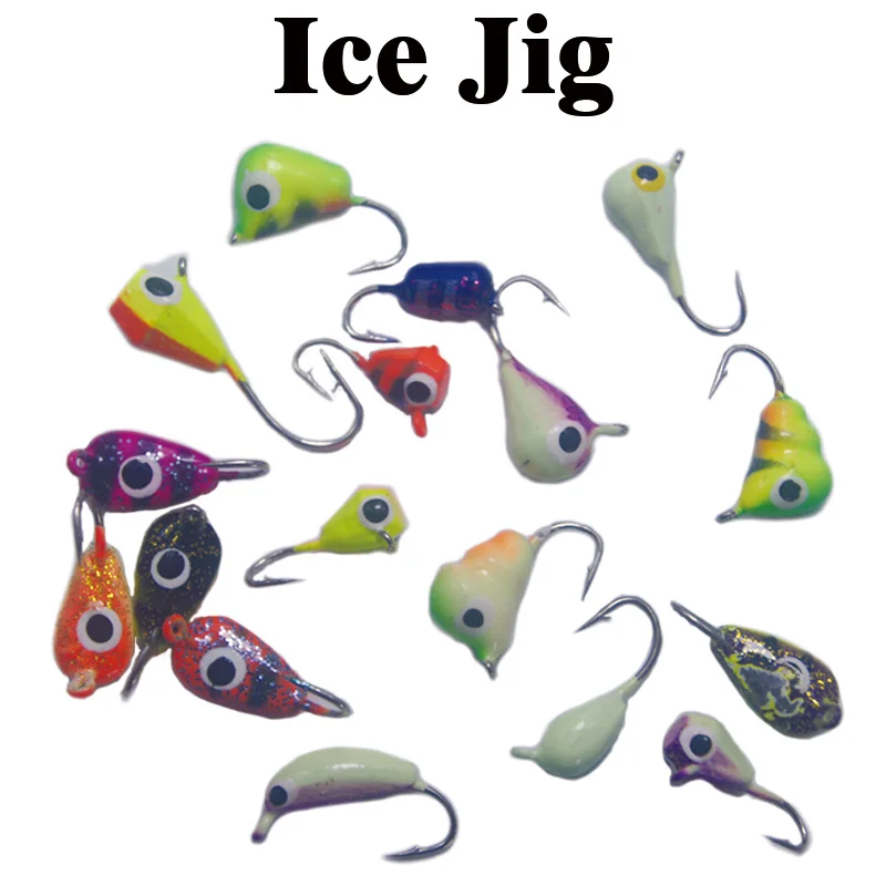 Wholesale Customize Colourful Tungsten Ice Jig Kit Tungsten Ice Fishing ...