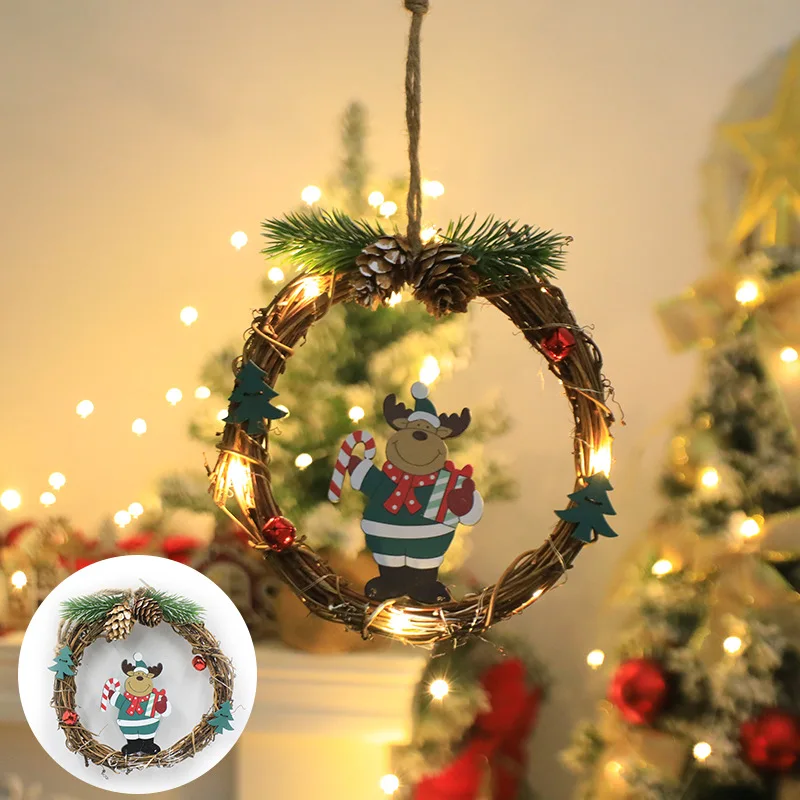 Kerstkrans Decors 12inch Kerst Garland Deurkrans Voor Voordeur Buiten Voordeur Kransen kopen vanaf een prijs van 22