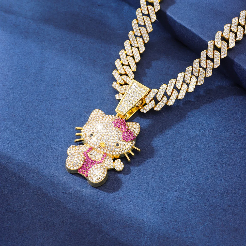 Pendentif CHAT Faberge style Bijou fantaisie raffiné Pendentif Chat